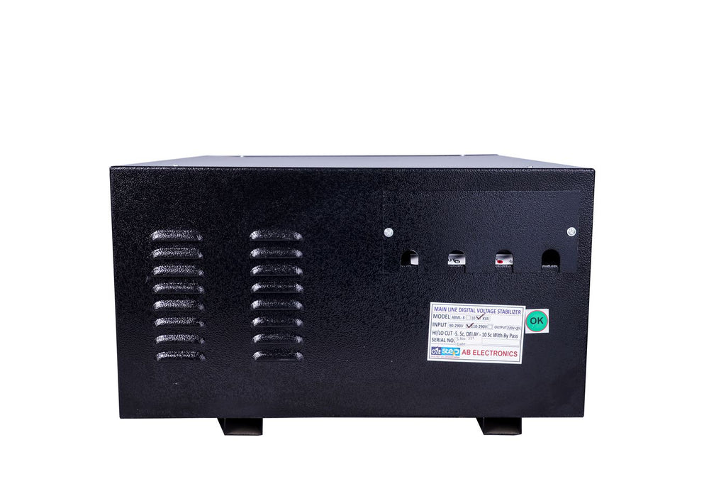 O1e Step 10 kVA main line stabilizer, rear view